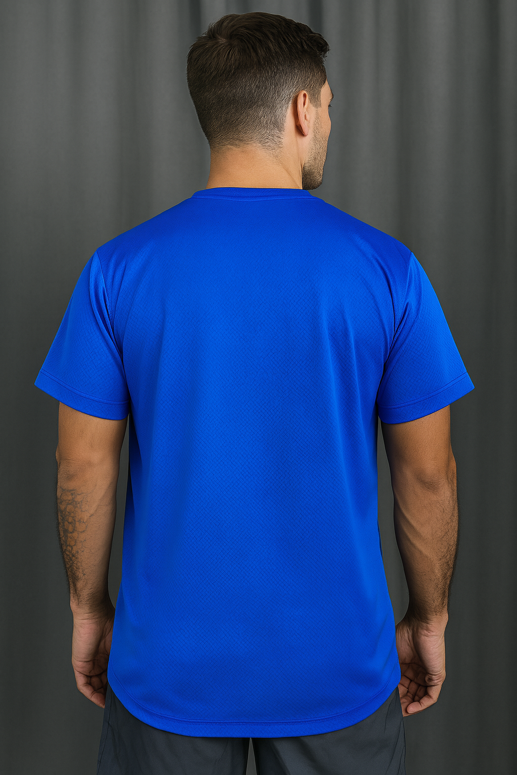 Camiseta Masculina Tech Dri-Fit – Azul Royal (P ao G3)