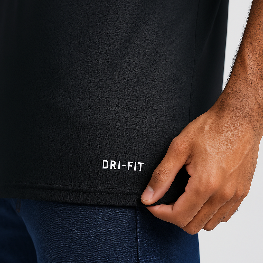 Camiseta Masculina Tech Dri-Fit – Preta (P ao G3)