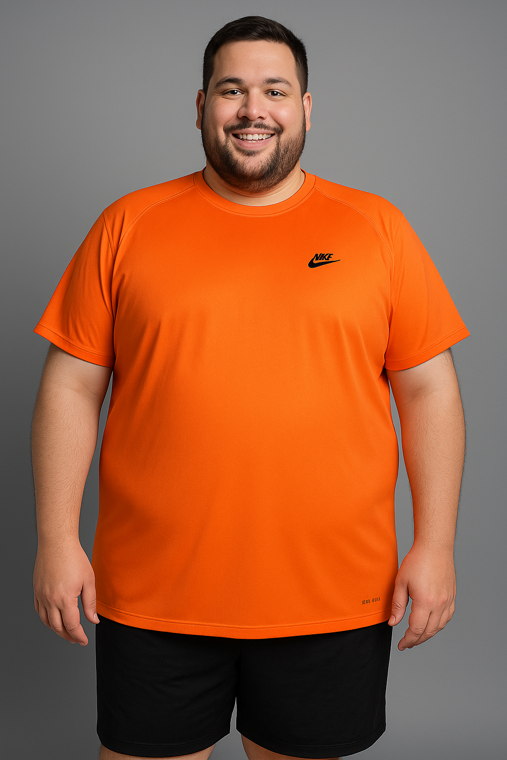 Camiseta Masculina Tech Dri-Fit – Laranja (P ao G3)