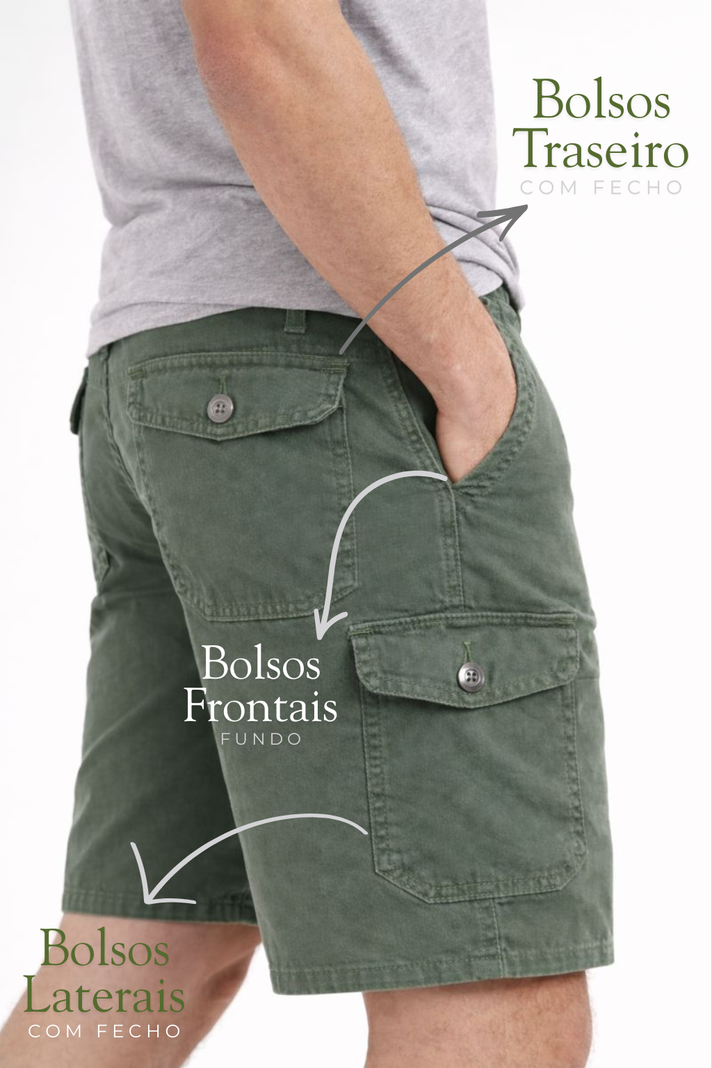 Bermuda Cargo Masculina