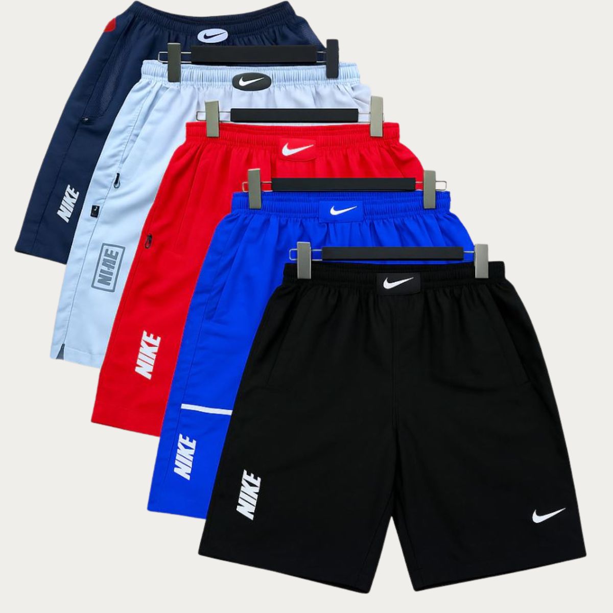 Kit 5 Bermudas Masculina com Elastano do P ao G2 Plus Size