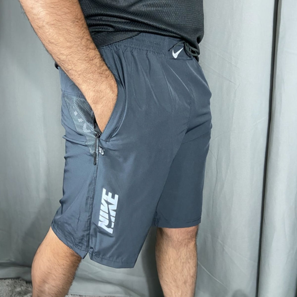 Kit 2 Bermudas Masculinas com Elastano – Azul e Cinza (P ao G6)