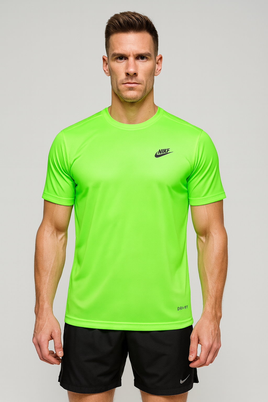 camisa tech t-shirt plus size verde neon limão em promoção