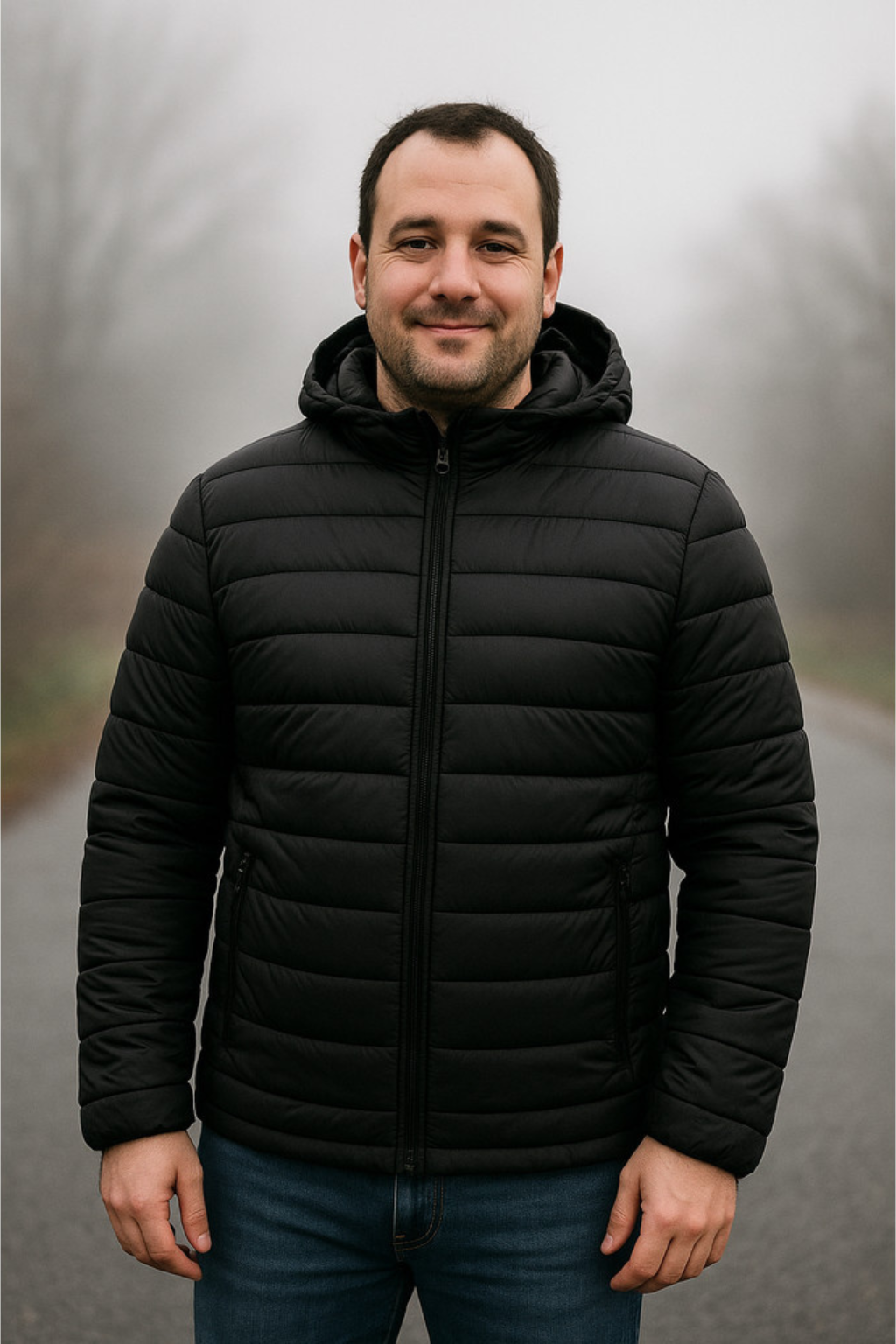 Jaqueta Puffer Bobojaco com Capuz Removível