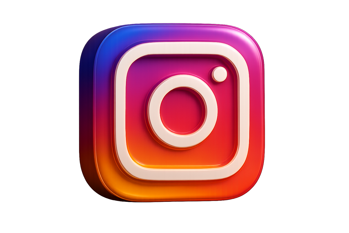 logo do Instagram (colorido ou 3D)