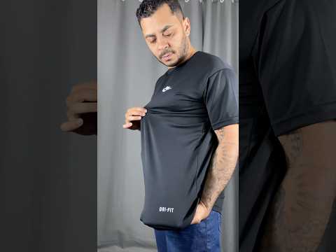 Camiseta Masculina Tech Dri-Fit – Preta (P ao G3)