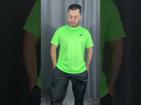 Camiseta Masculina Tech Dri-Fit – Verde Limão (P ao G3)