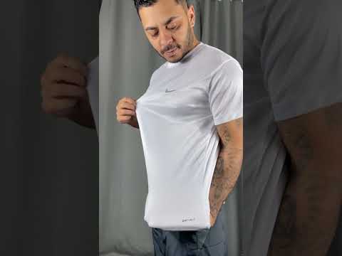 Camiseta Masculina Tech Dri-Fit – Branca (P ao G3)