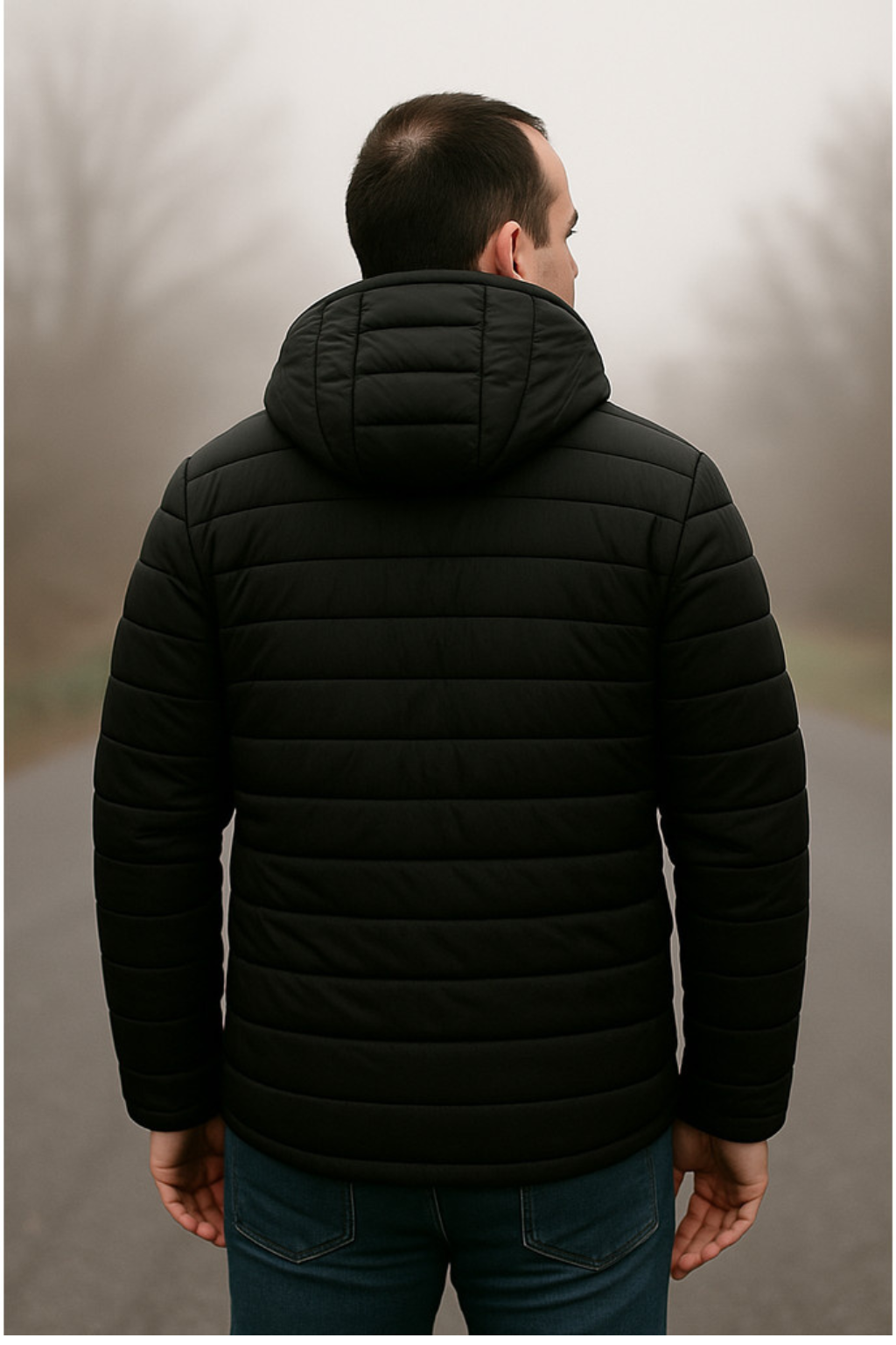 Jaqueta Puffer Bobojaco com Capuz Removível